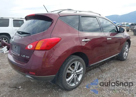 2009 Nissan Murano Le z USA, uszkodzony, nr VIN JN8AZ18WX9W131654